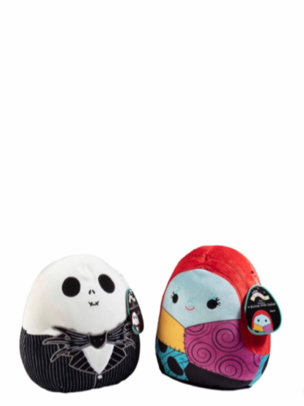 NEW Jack & Sally The Nighmare Before Christmas Squishmallows 8” in Plush Toys